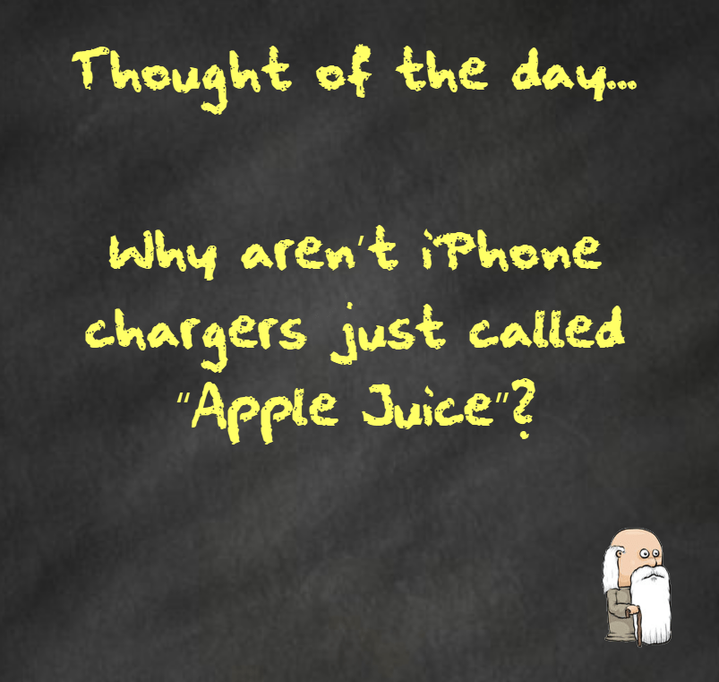 Thought of the Day:&nbsp;Apple