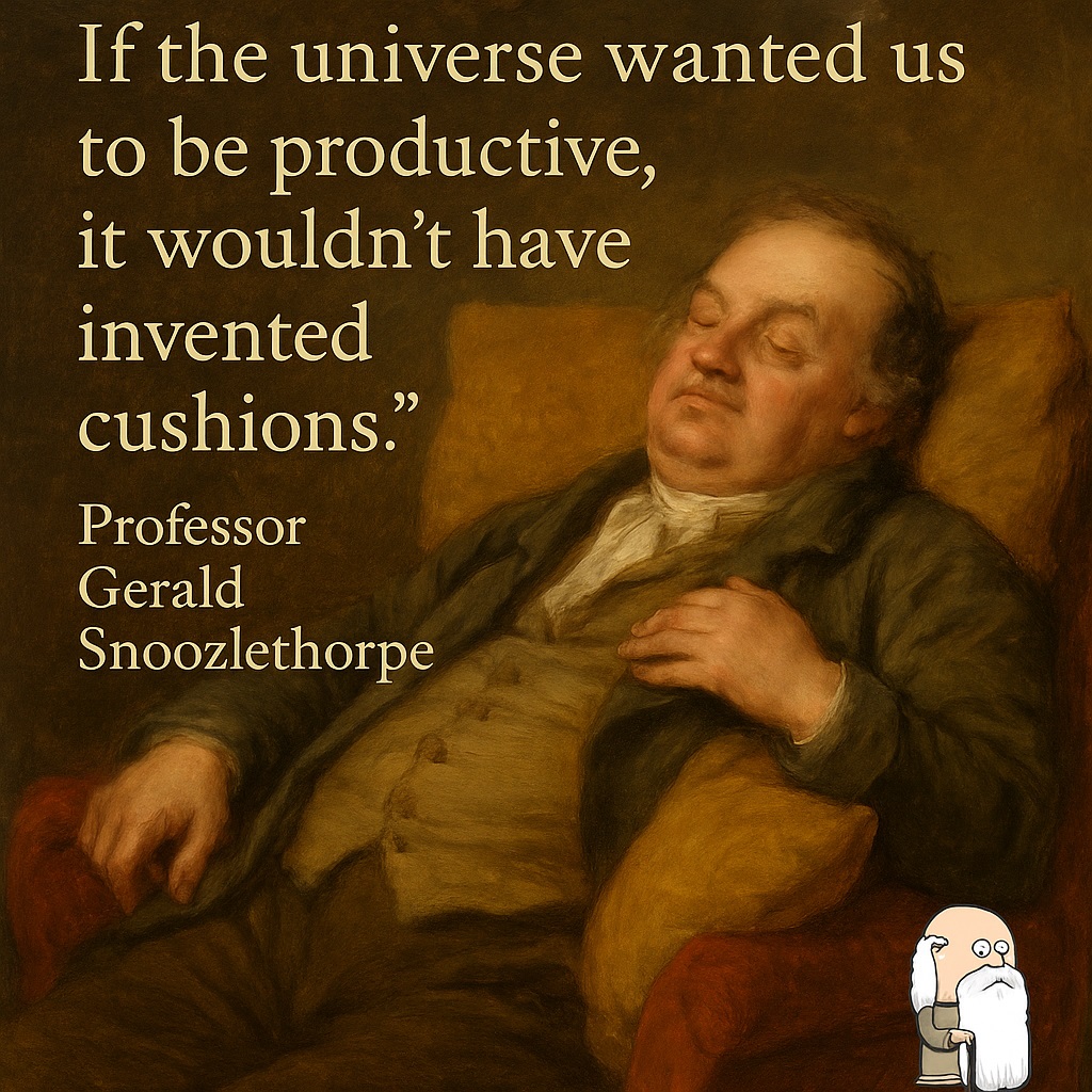 Quote of the Day: Leisure is Sacred