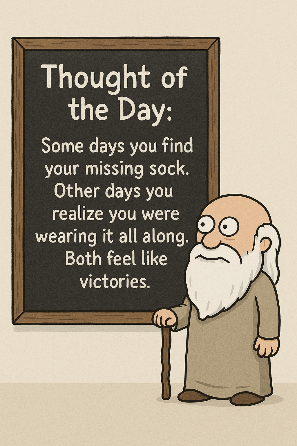 Thought of the Day: Socks and the Meaning of Life