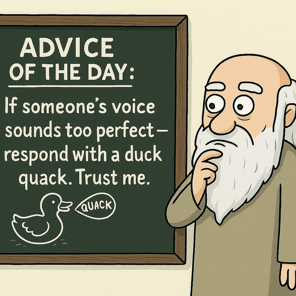 Advice of the Day: The AI Voice Scam Countermove