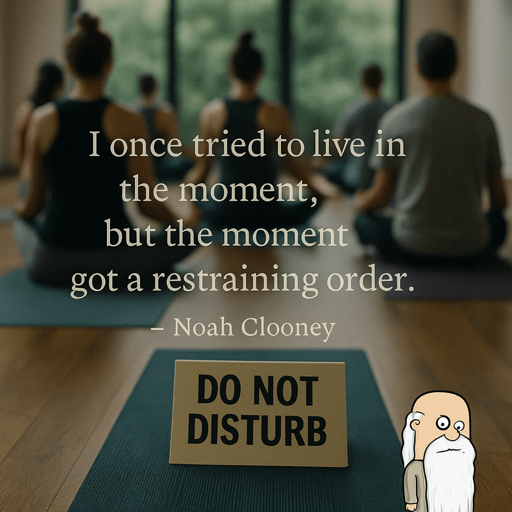 Quote of the Day — Living in the moment