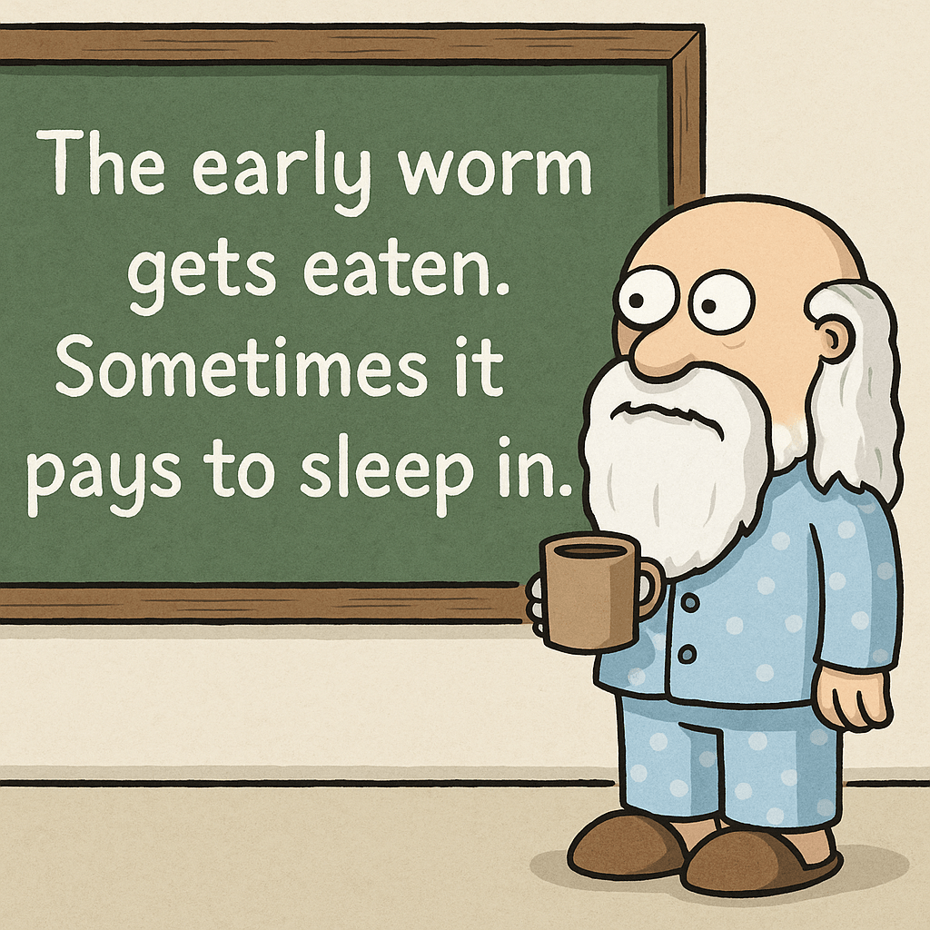 Thought of the Day: The Early Worm