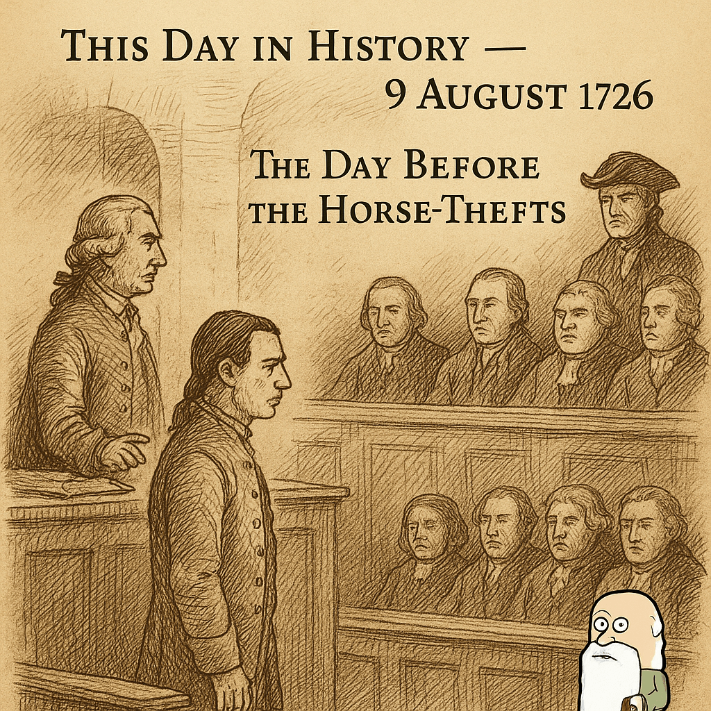 This Day in History — 9 August 1726