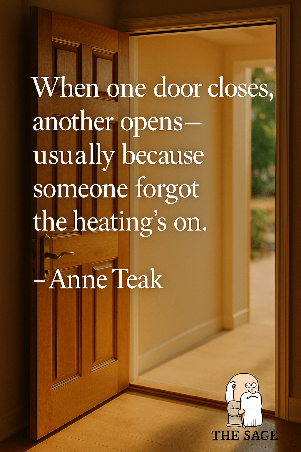 Quote of the Day: Anne Teak on Destiny