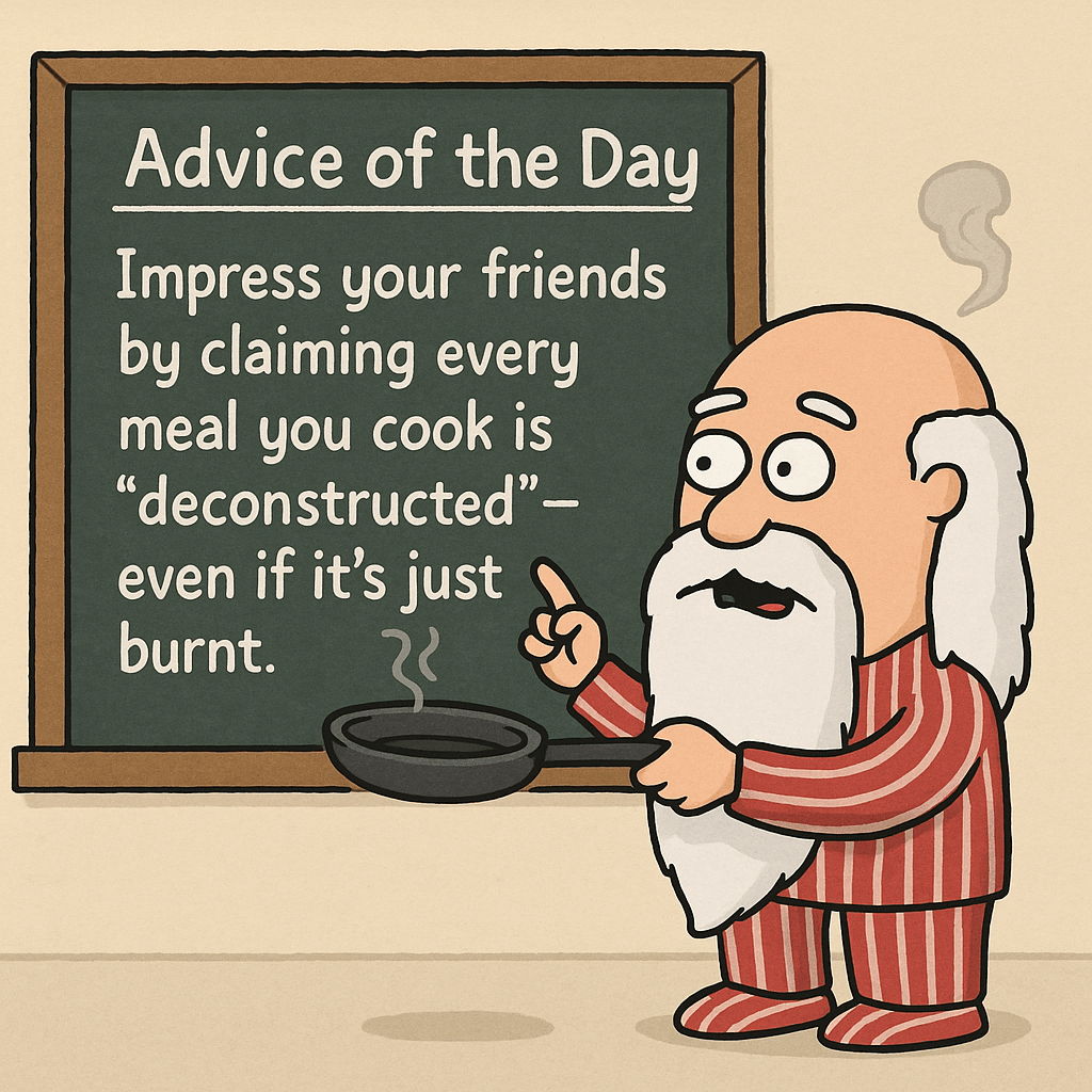 Advice of the Day: Burnt offerings