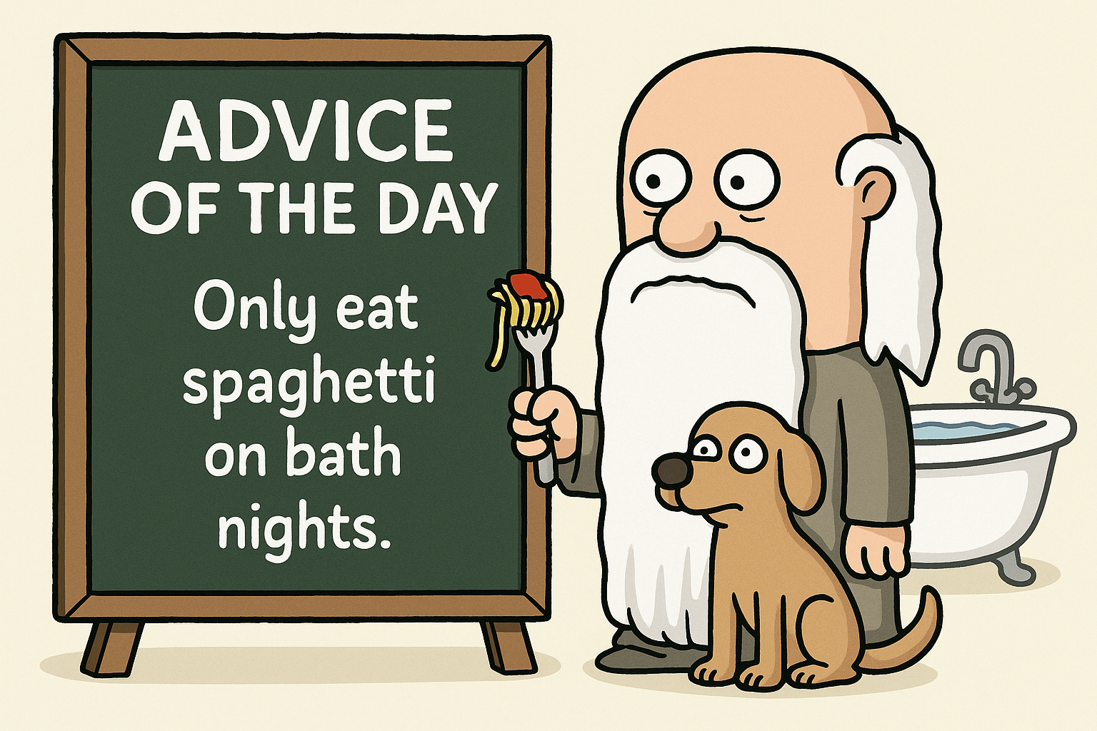 Advice of the Day: Bath-Night&nbsp;Spaghetti