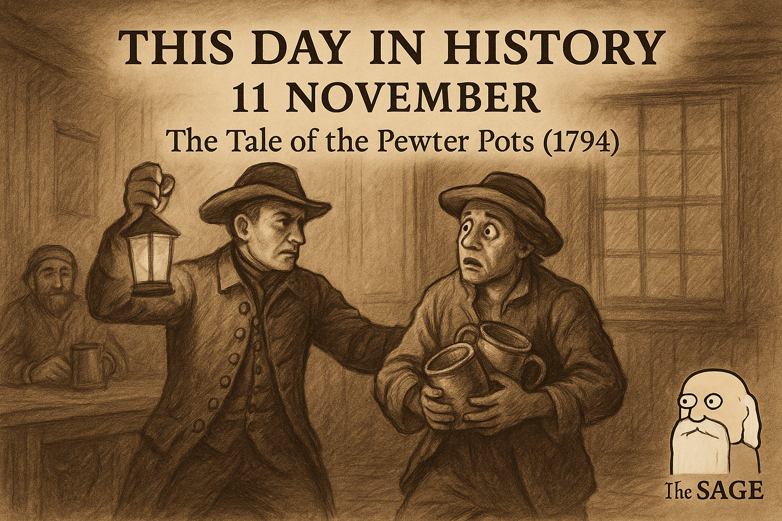 This Day in History: 11 November 1794 — The Tale of the Pewter Pots