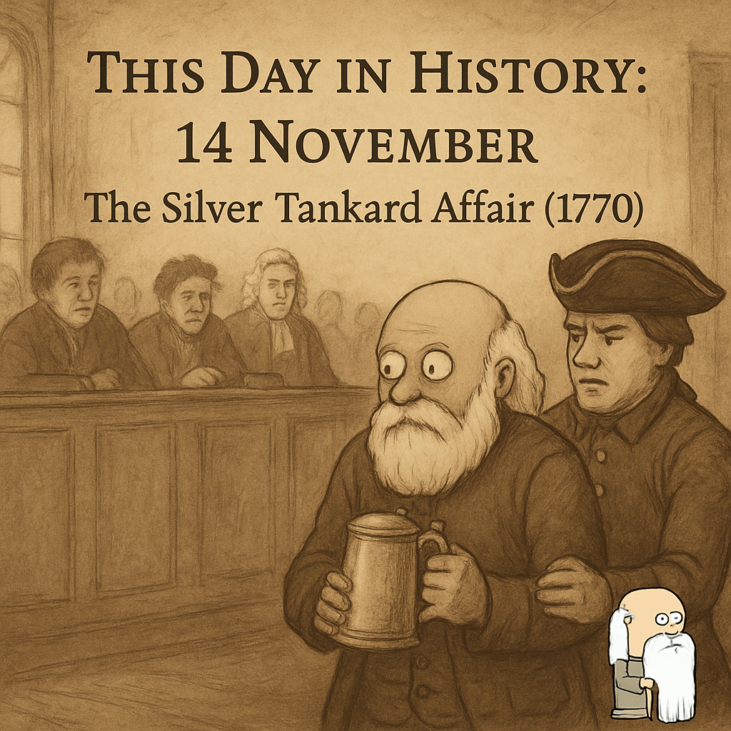 This Day in History14 November 1770 The Silver Tankard Affair