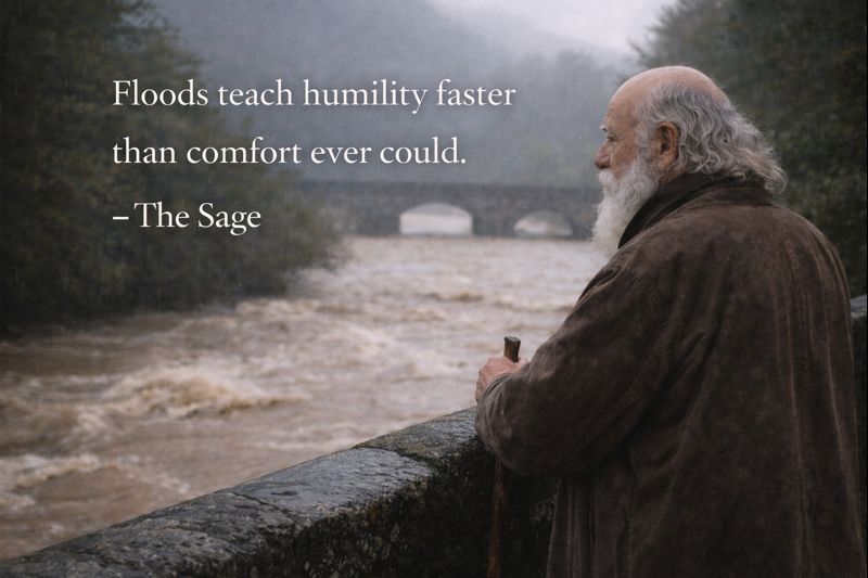 Quote of the Day: Floods and Humility