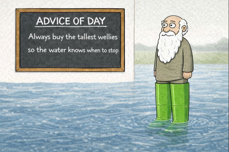 Advice of the Day: Welly Selection