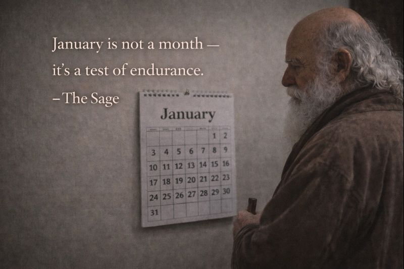 Quote of the Day: January asks far more than it gives