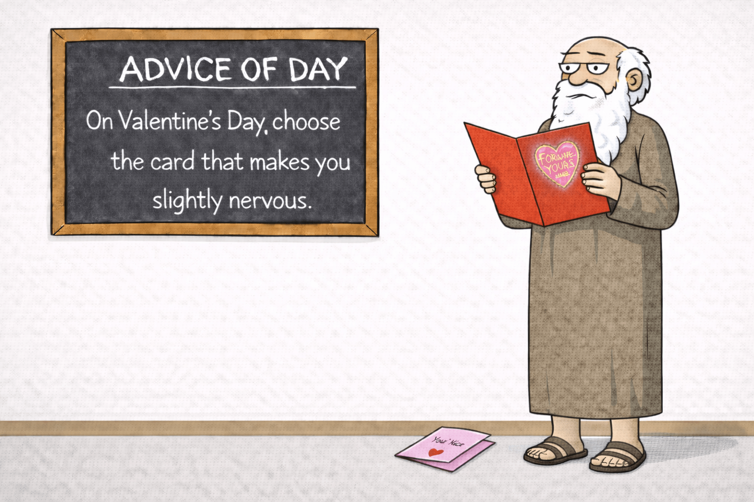 Advice of the Day: Valentine’s Card Courage