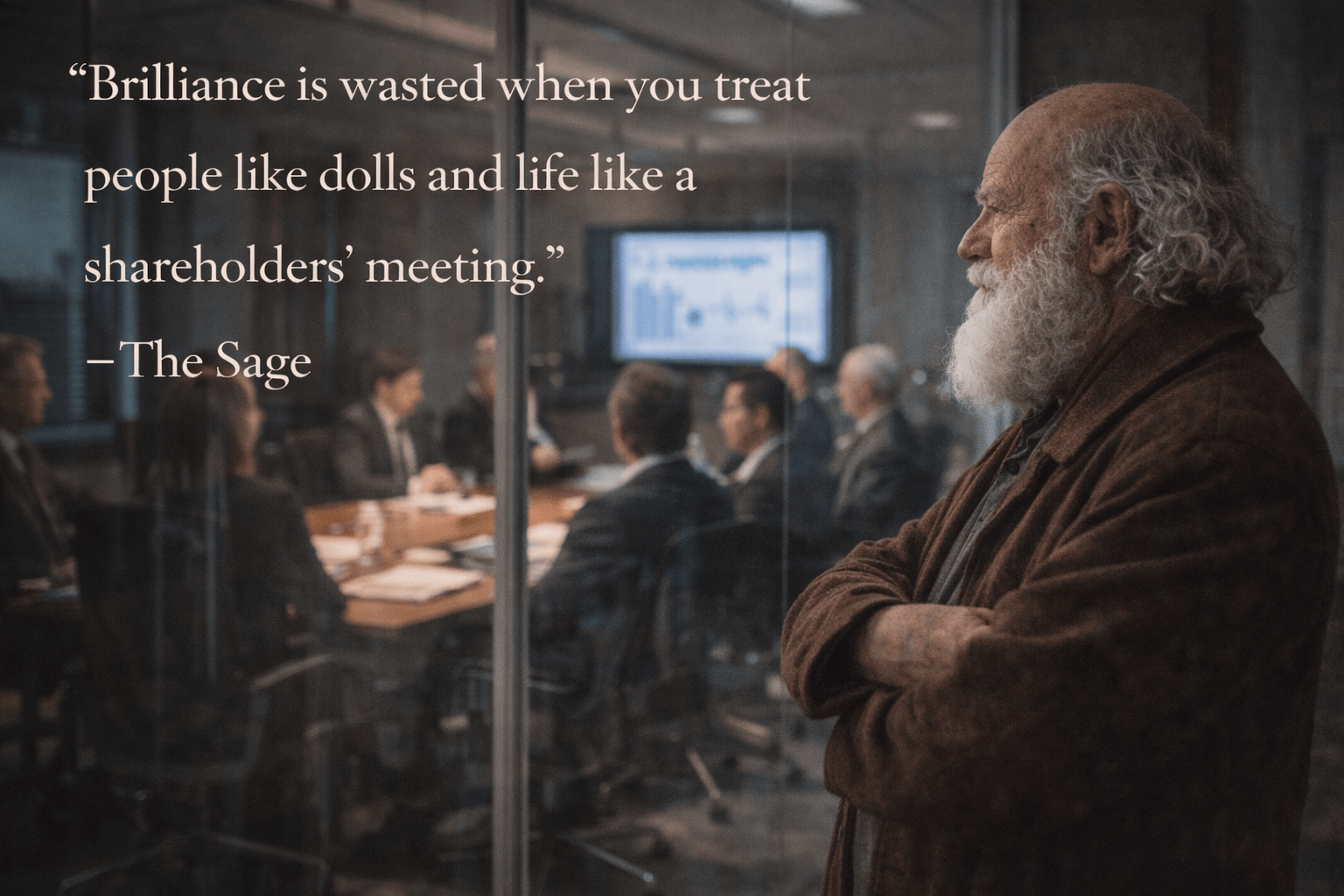 Quote of the Day: Squandering Brilliance