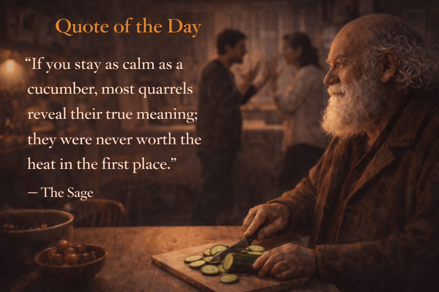 Quote of the Day: Calm