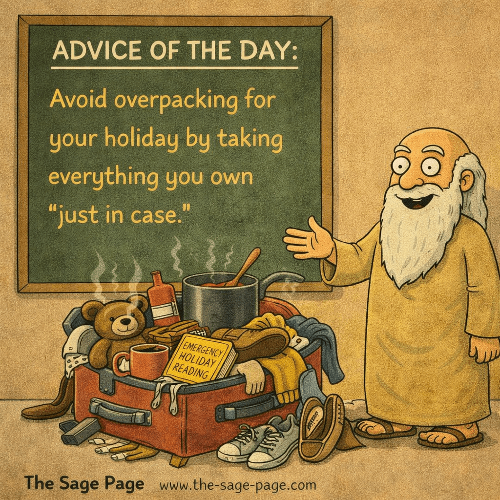 Advice of the Day Packing for Your Holiday