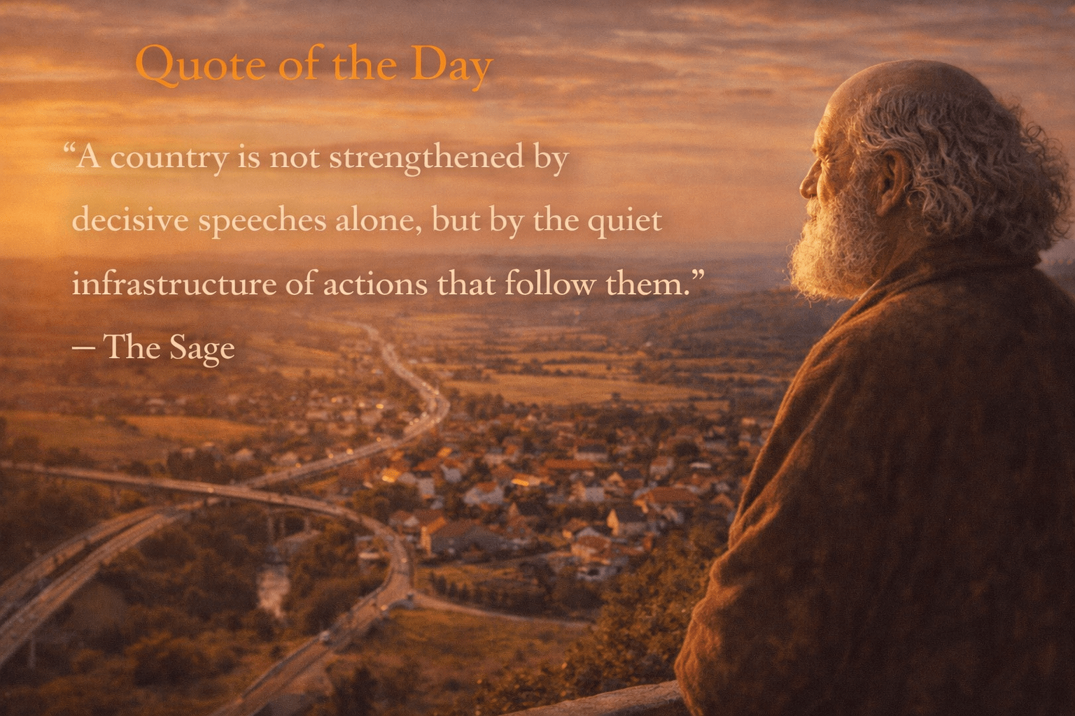 Quote of the Day: A Strong Country