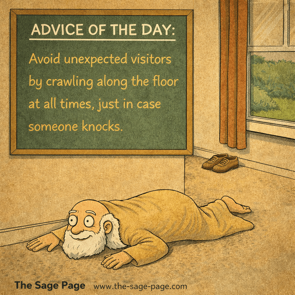 Advice of the Day: Pretending You’re Not In