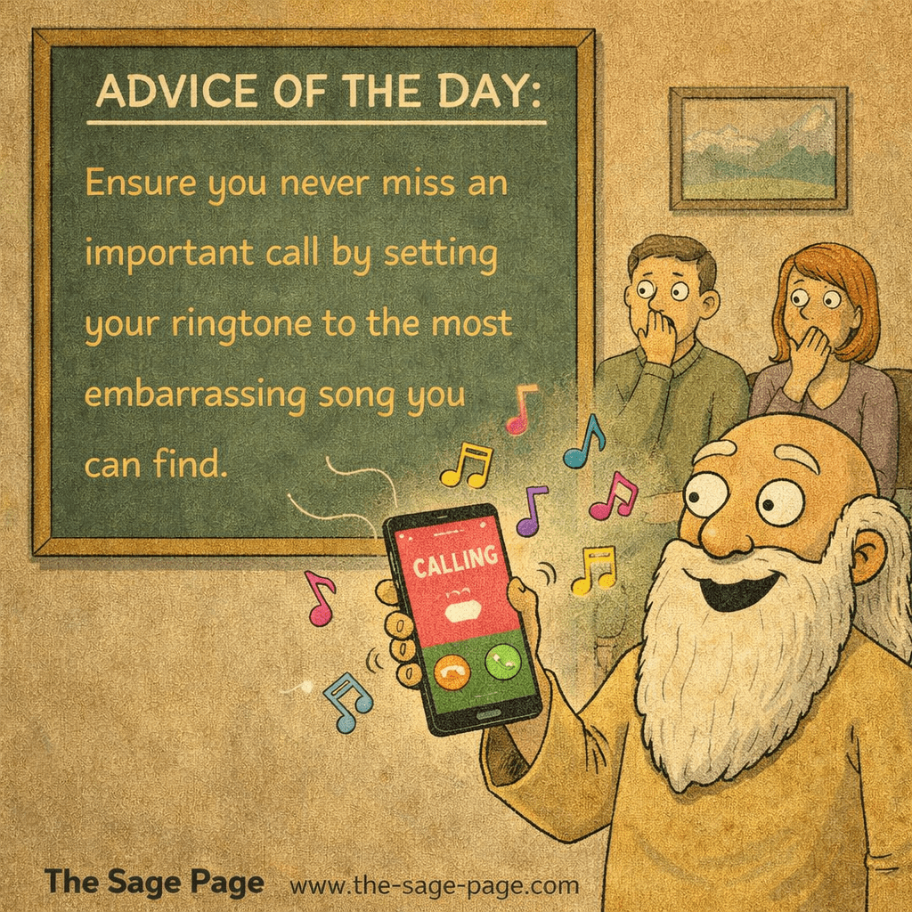 Advice of the Day: Choosing a Ringtone
