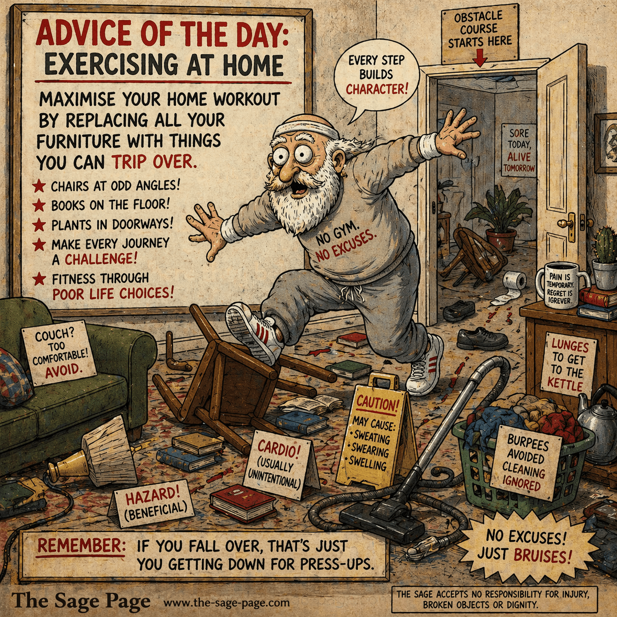 Advice of the Day Exercising at Home