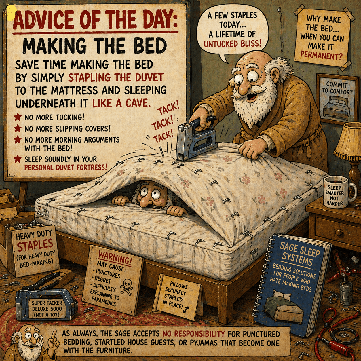 Advice of the Day: Making the Bed