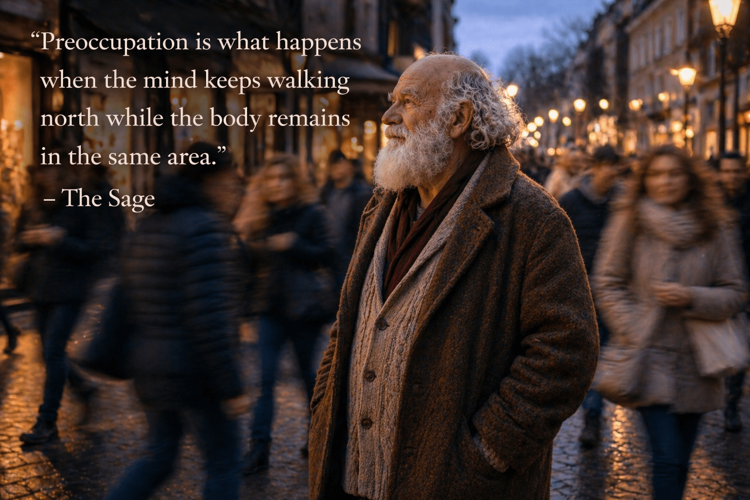 Quote of the Day: Preoccupation