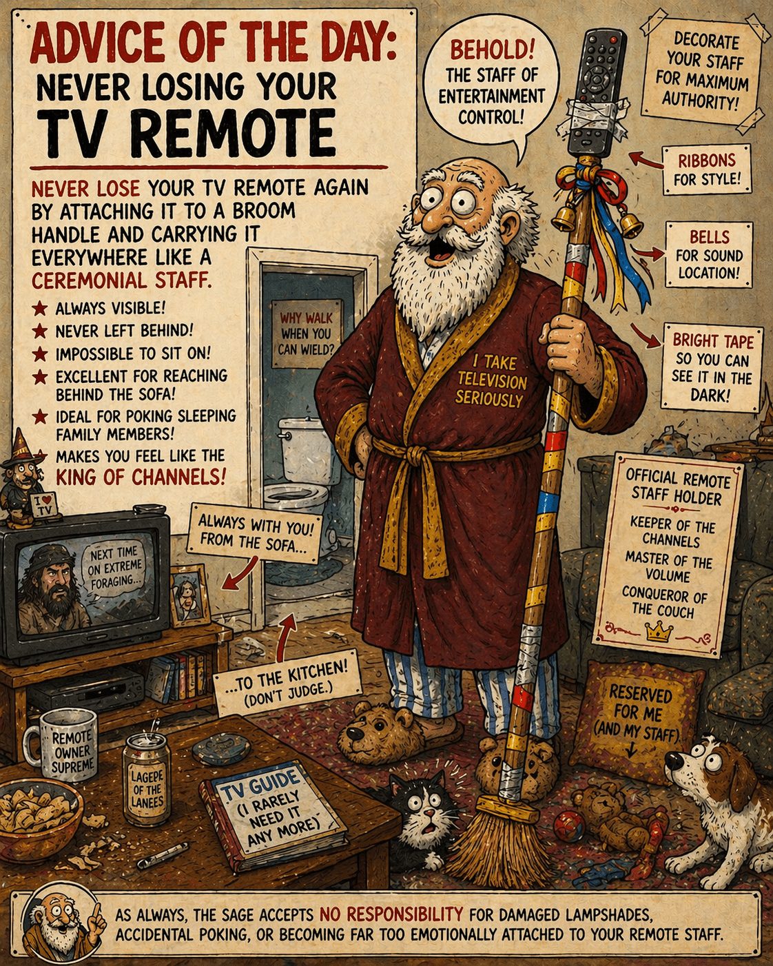 Advice of the Day: Never Losing Your TV Remote