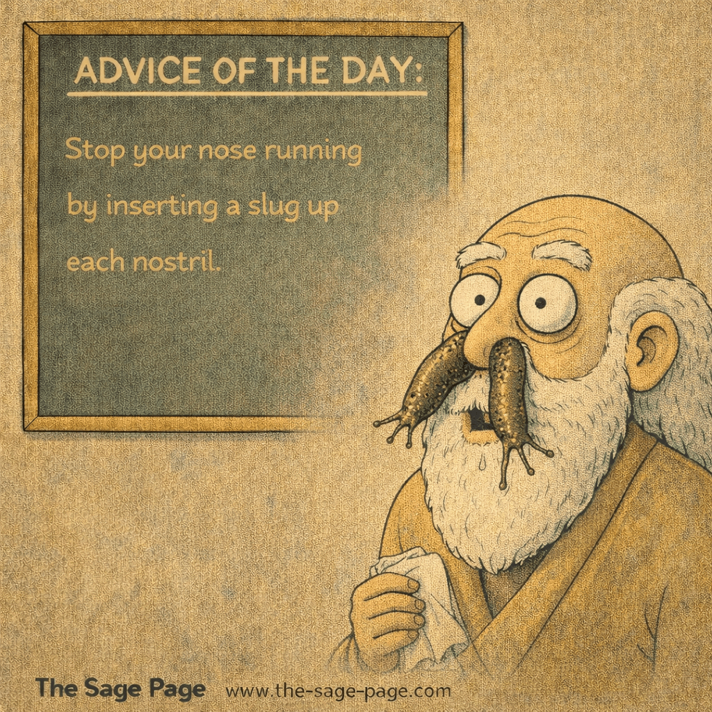 Advice of the Day: Treating a Cold