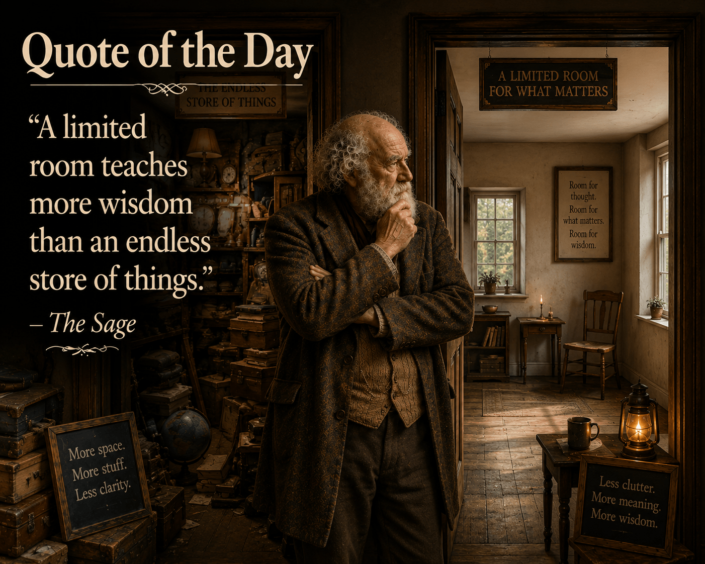 Quote of the Day: Room for Wisdom