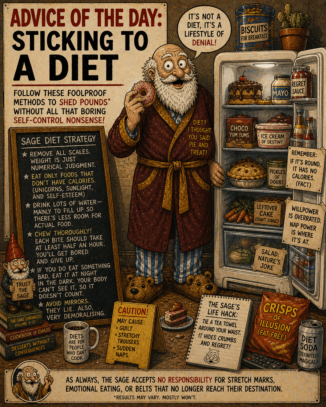 Advice of the Day Sticking to a Diet