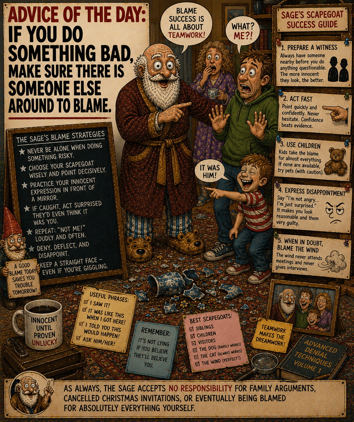 Advice of the Day: Taking the Blame