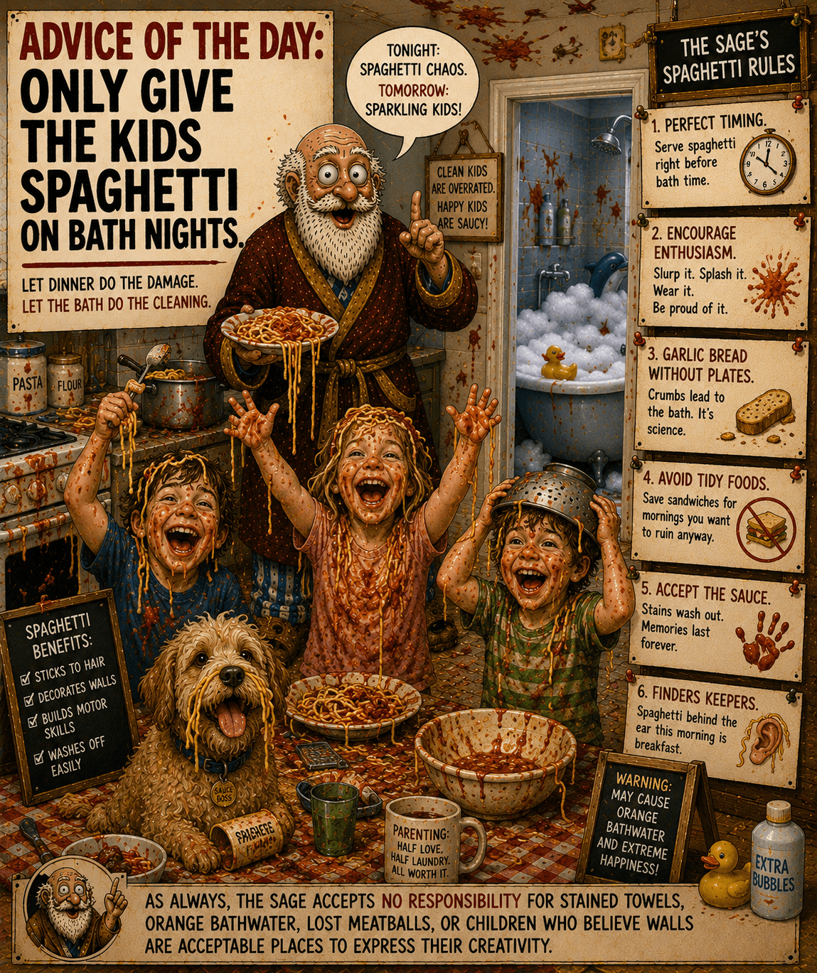 Advice of the Day: Feeding the Kids