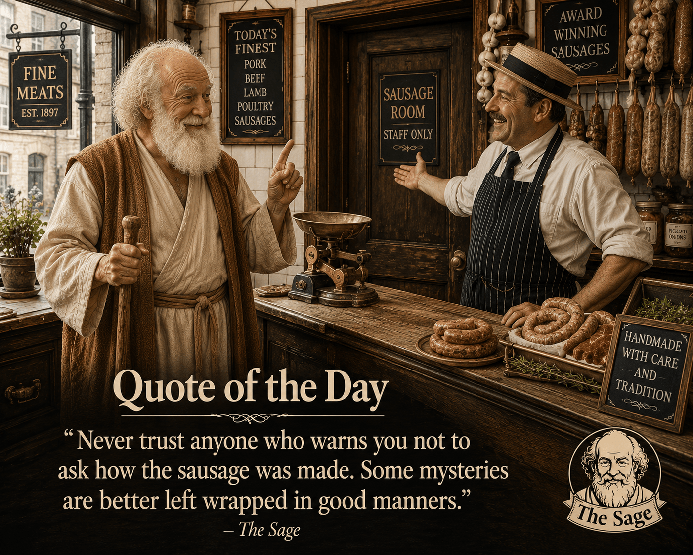 Quote of the Day: Mysteries and Manners